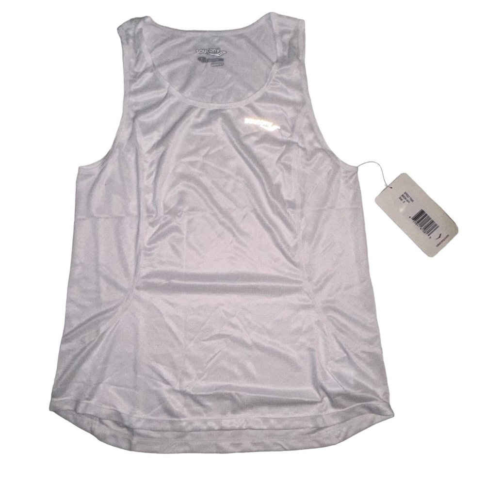 Saucony White Women's Performance Tank Top